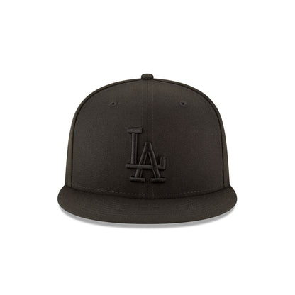 Los Angeles Dodgers Basic Black on Black 9FIFTY Snapback Hat