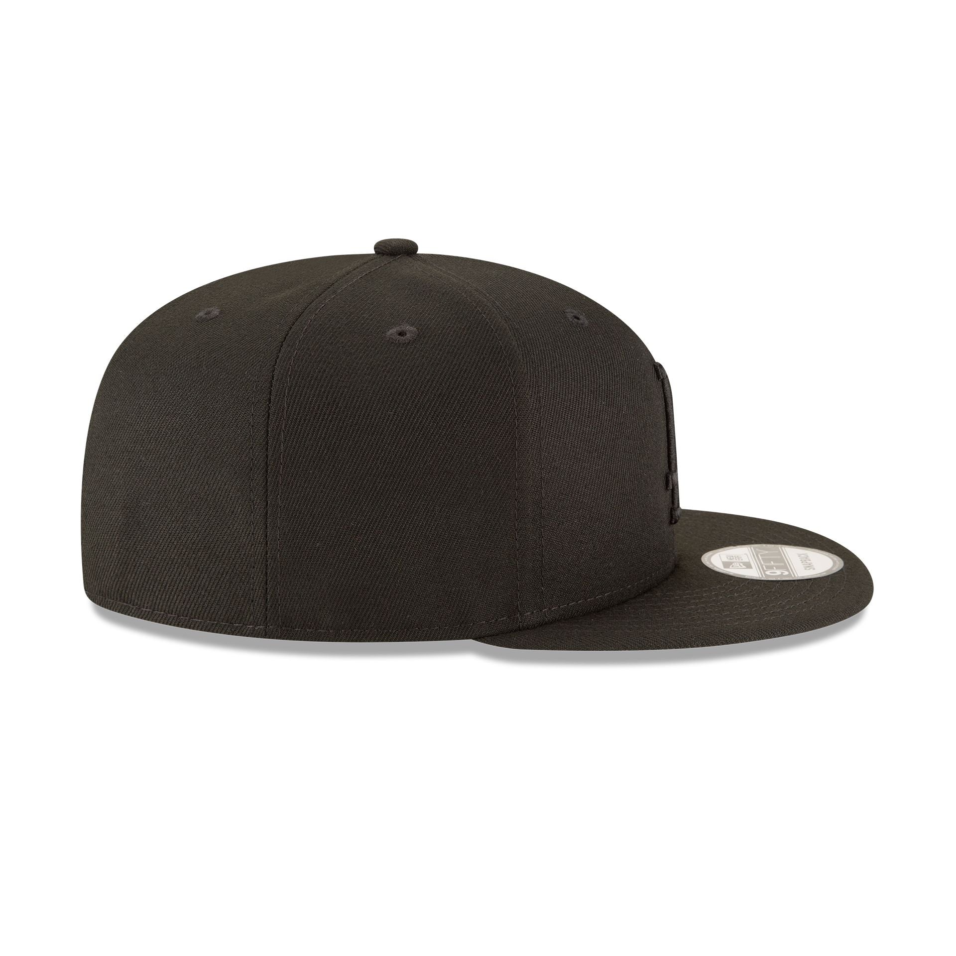 Los Angeles Dodgers Basic Black on Black 9FIFTY Snapback Hat