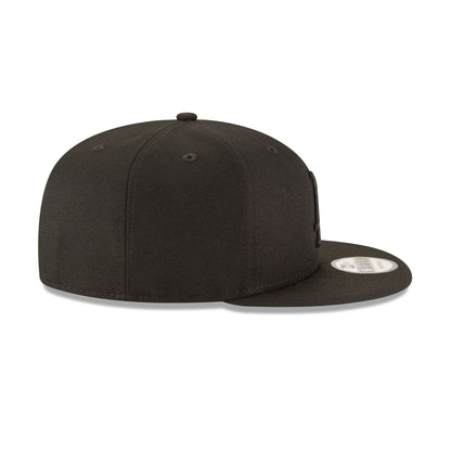 Los Angeles Dodgers Basic Black on Black 9FIFTY Snapback Hat