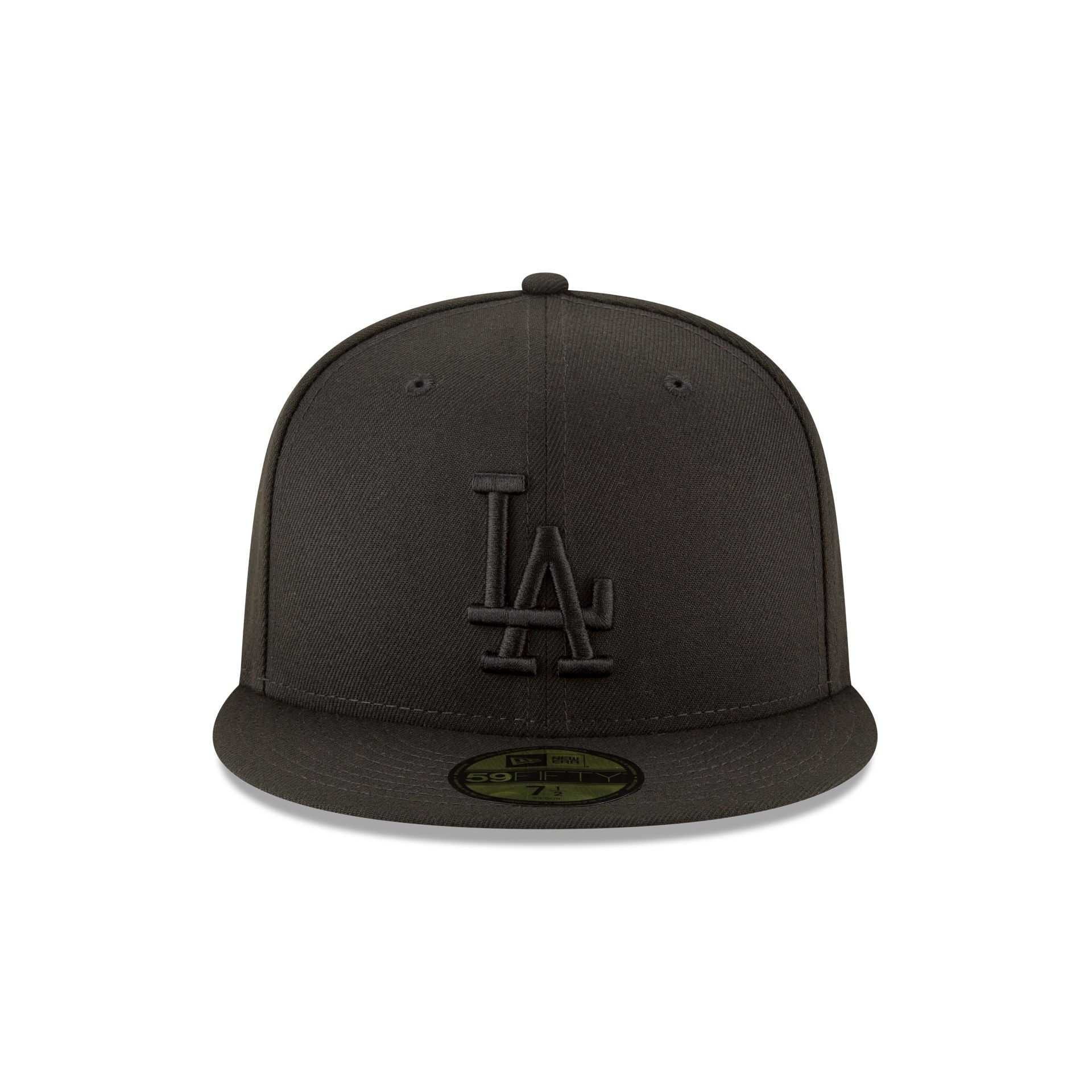 Los Angeles Dodgers World Series Champions Black on Black 59FIFTY Fitted Hat