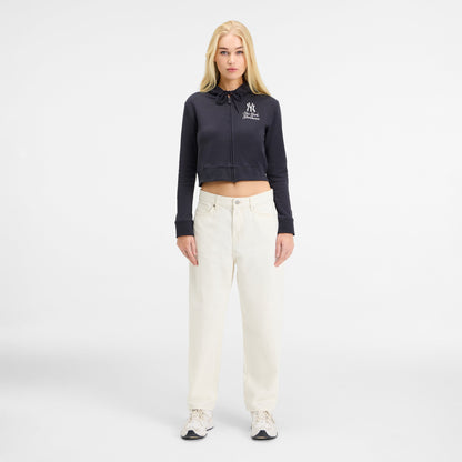 Los Angeles Dodgers Game Day Cropped Women's Zipper Hoodie