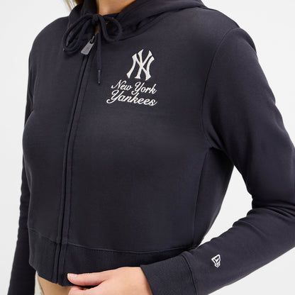 Los Angeles Dodgers Game Day Cropped Women's Zipper Hoodie