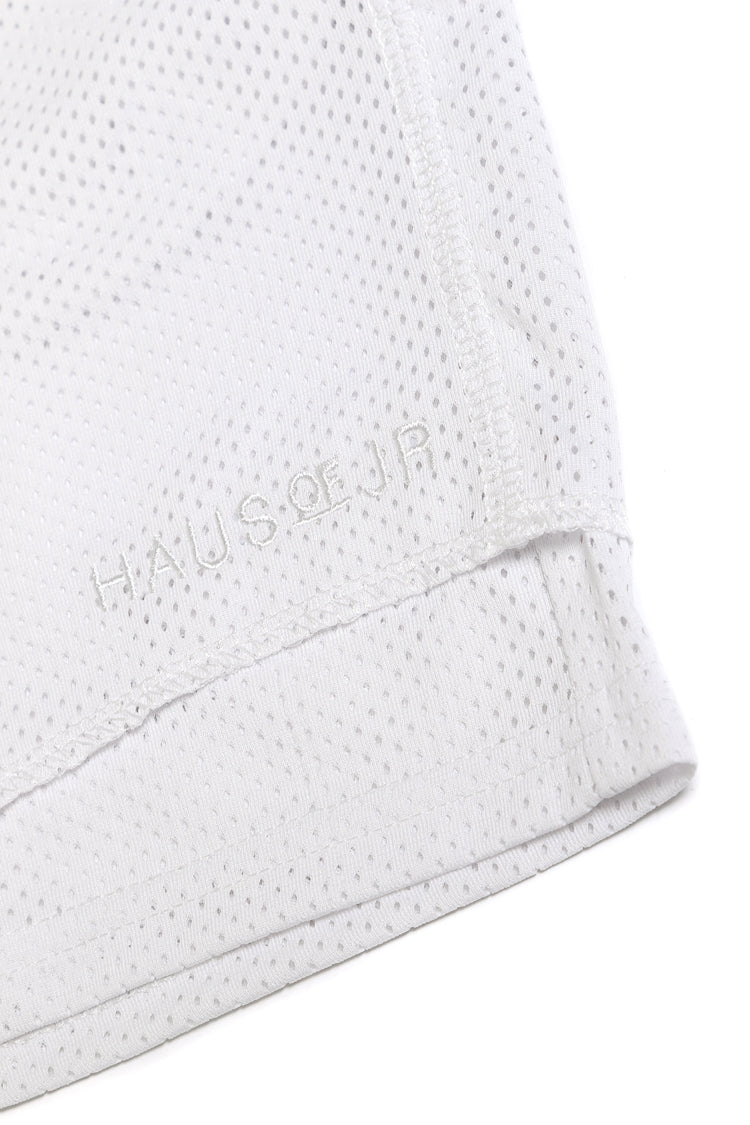 Haus of JR Beaumont Mesh Short White