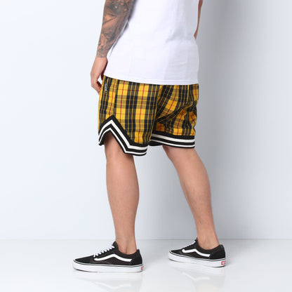 Civil Regime Clothing Mulholland Shorts Black/Yellow