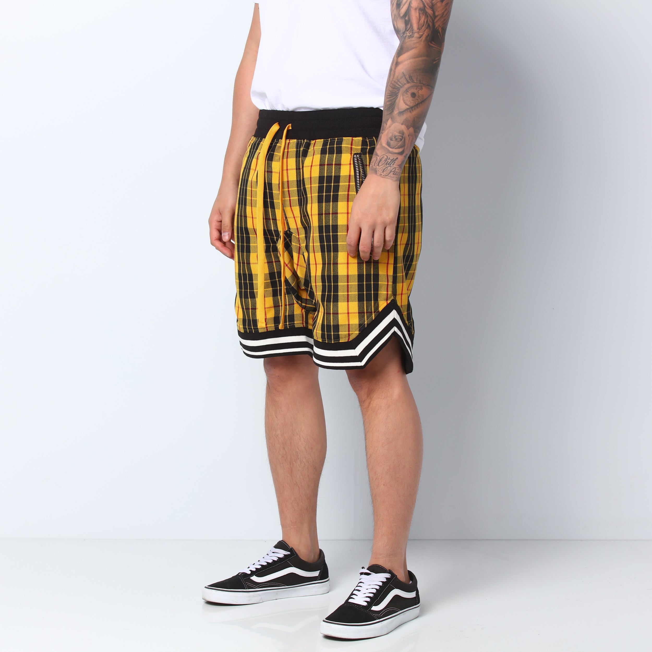 Civil Regime Clothing Mulholland Shorts Black/Yellow