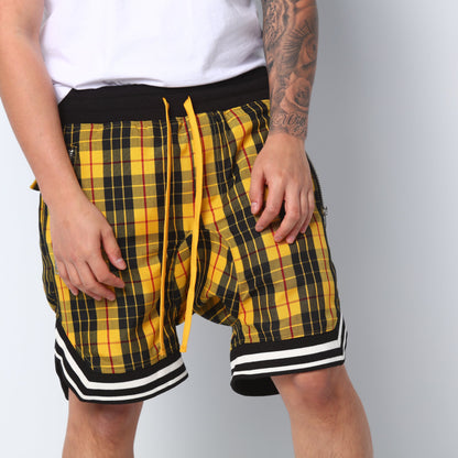 Civil Regime Clothing Mulholland Shorts Black/Yellow