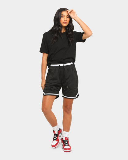 Saint Morta Men's Icon Mesh Basketball Short Black/White