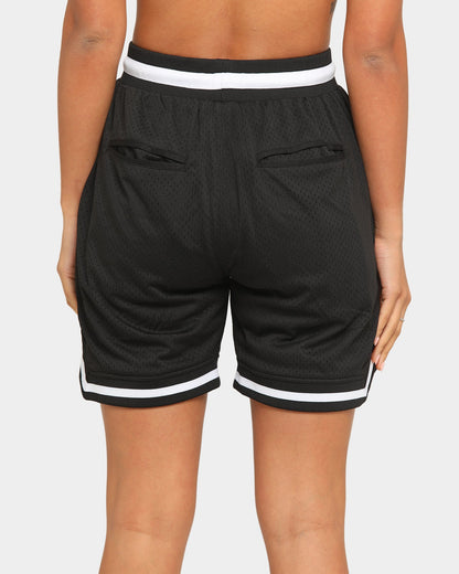 Saint Morta Men's Icon Mesh Basketball Short Black/White