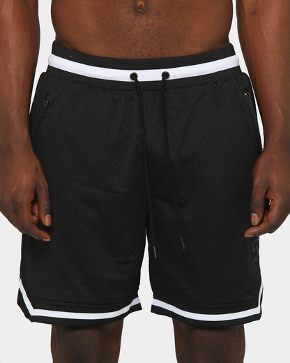 Saint Morta Men's Icon Mesh Basketball Short Black/White
