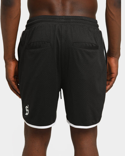 Saint Morta Era Mesh Basketball Short Black/White