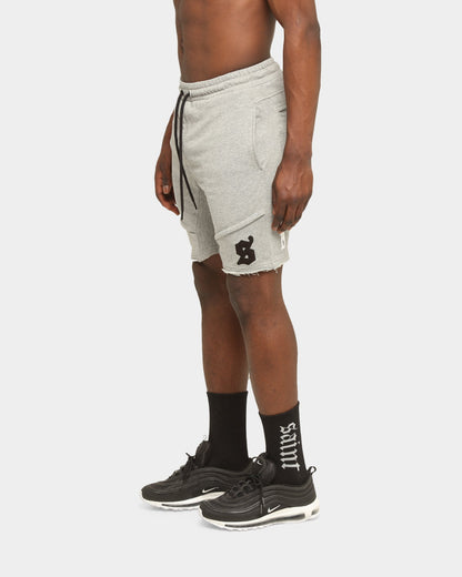 Saint Morta Icon X Track Shorts Grey
