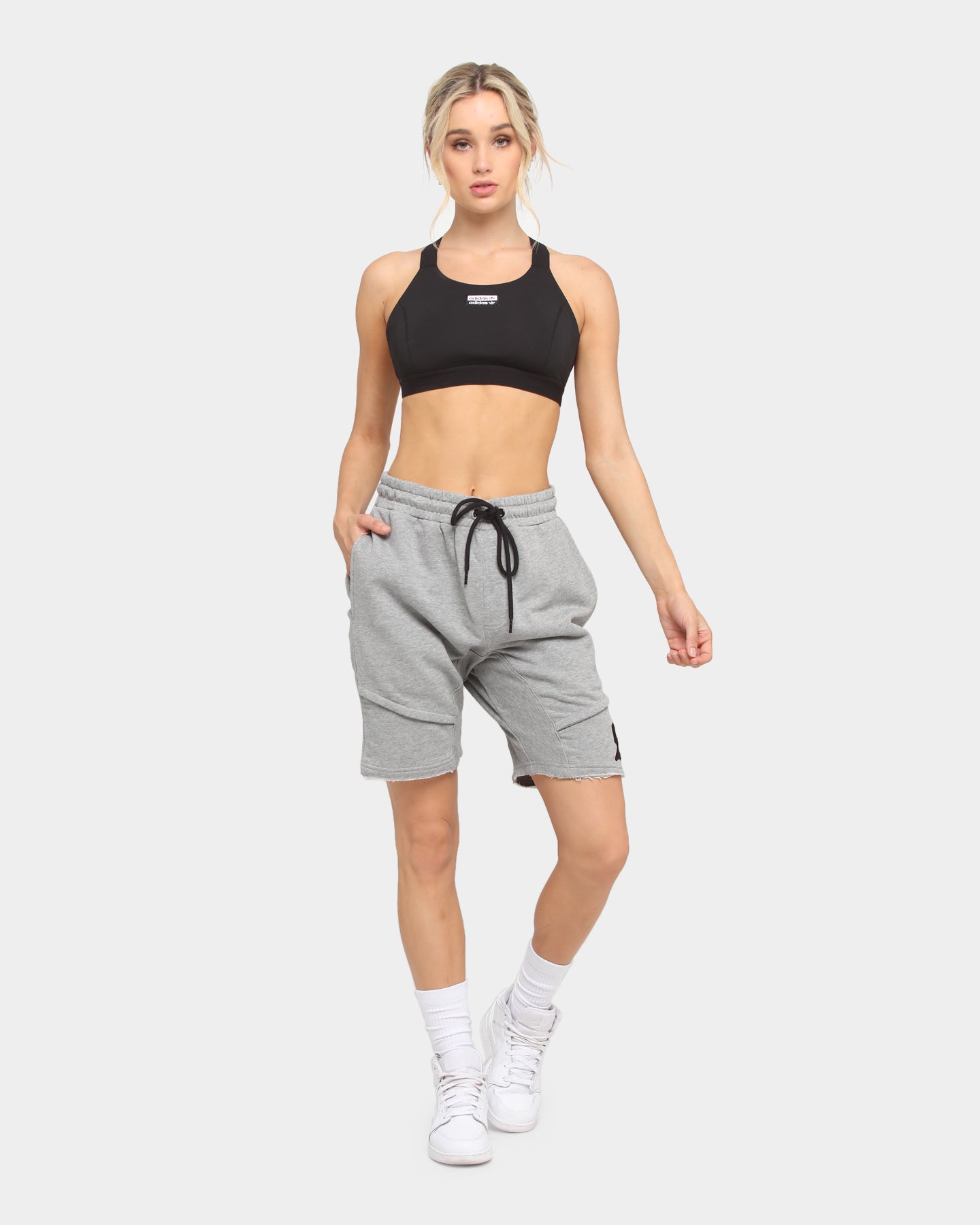 Saint Morta Icon X Track Shorts Grey