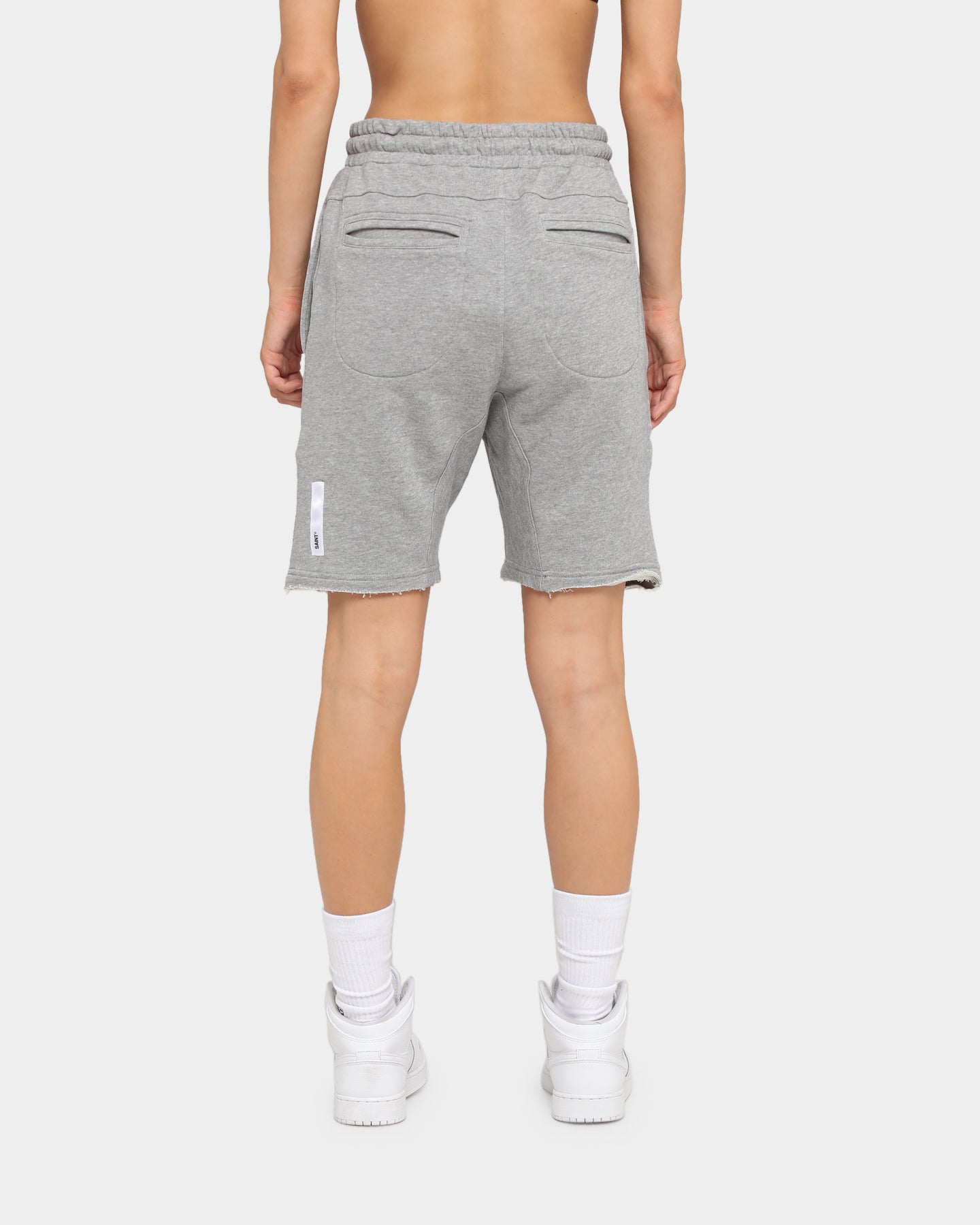 Saint Morta Icon X Track Shorts Grey