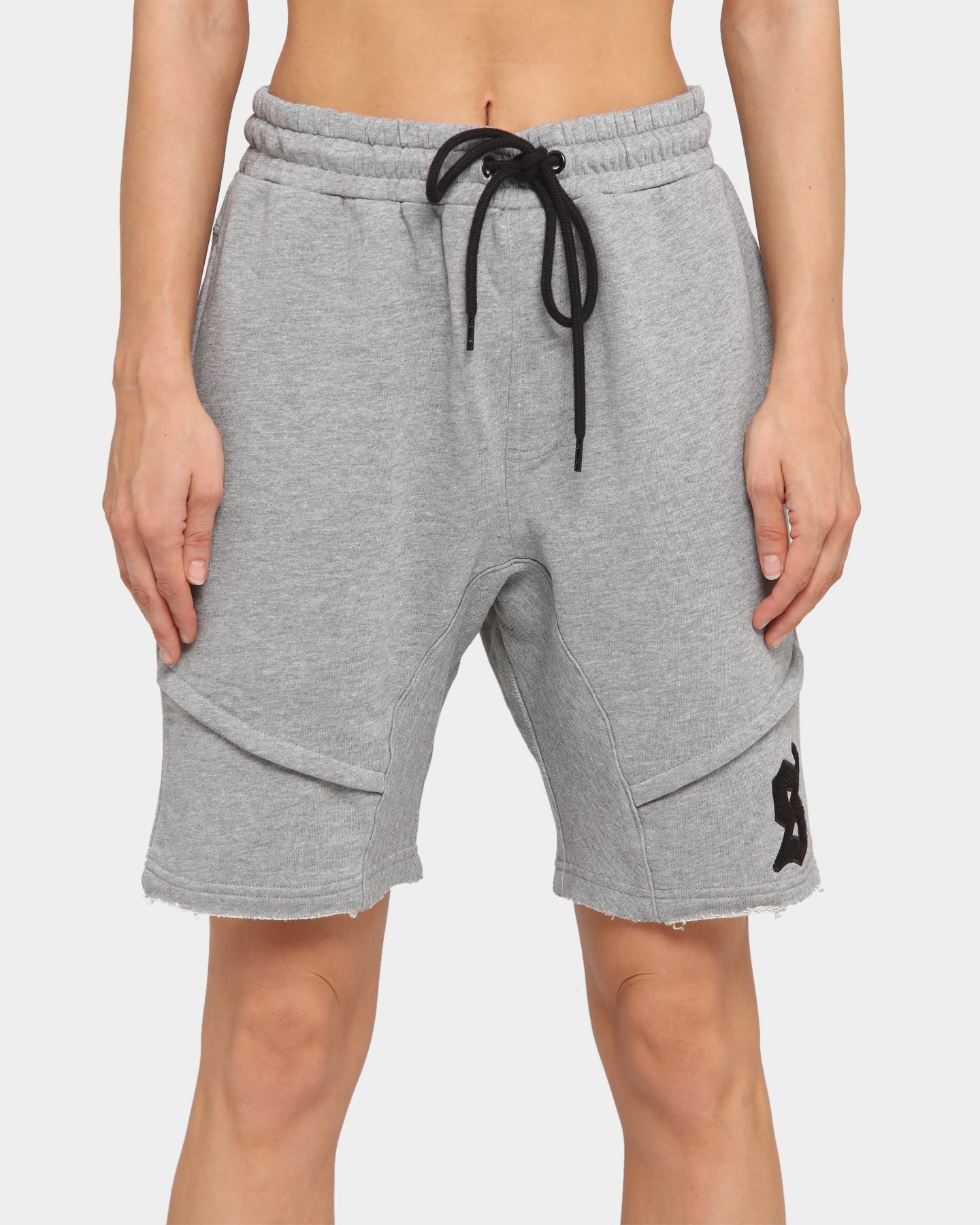 Saint Morta Icon X Track Shorts Grey