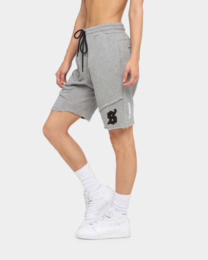 Saint Morta Icon X Track Shorts Grey