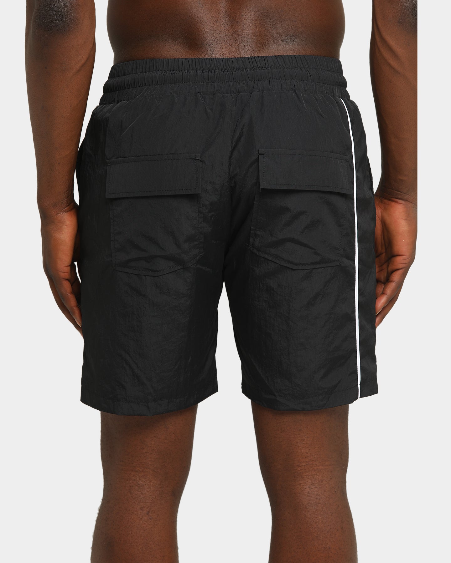 Saint Morta Era Track Shorts Black/White