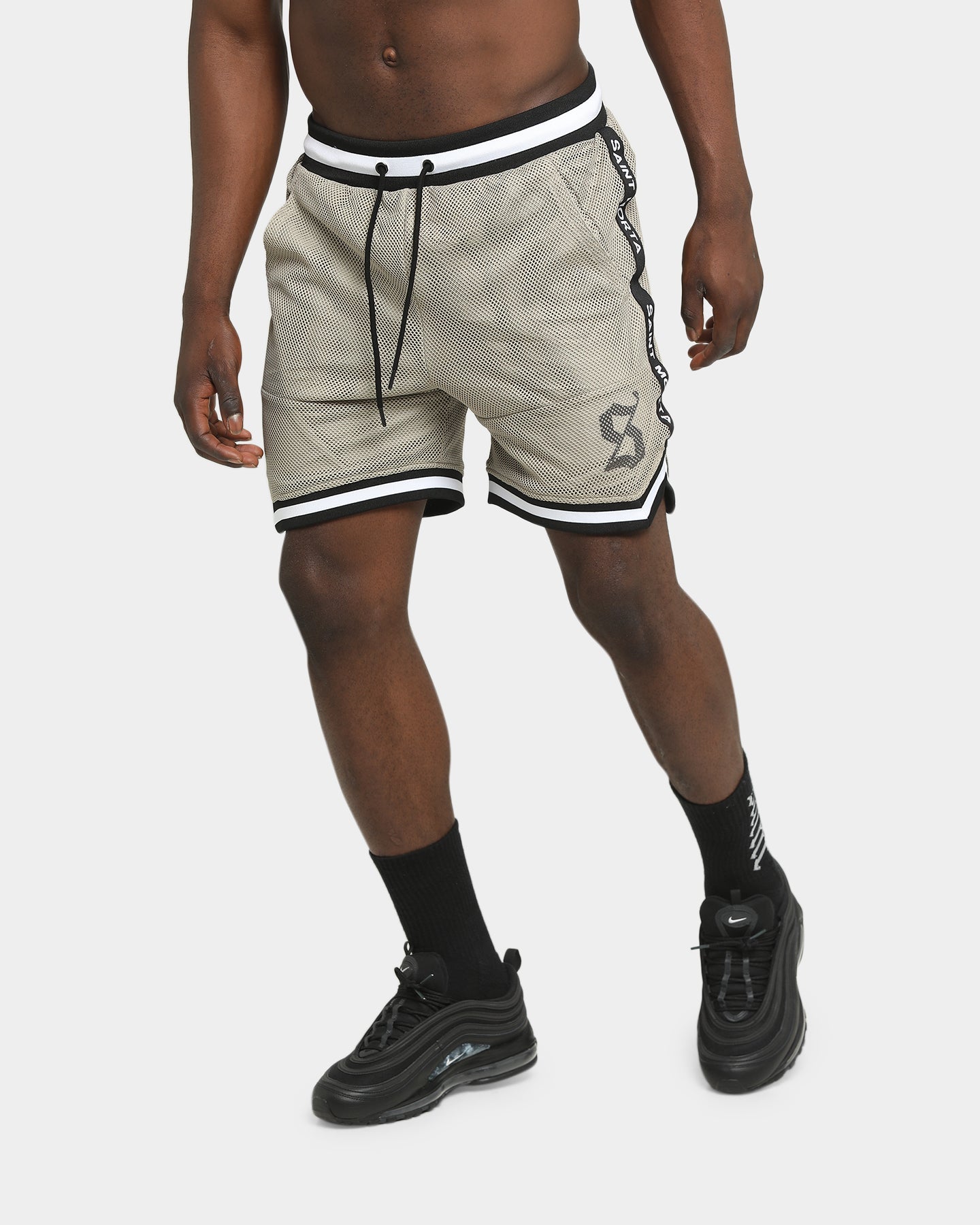 Saint Morta Essentials Basketball Shorts Fog