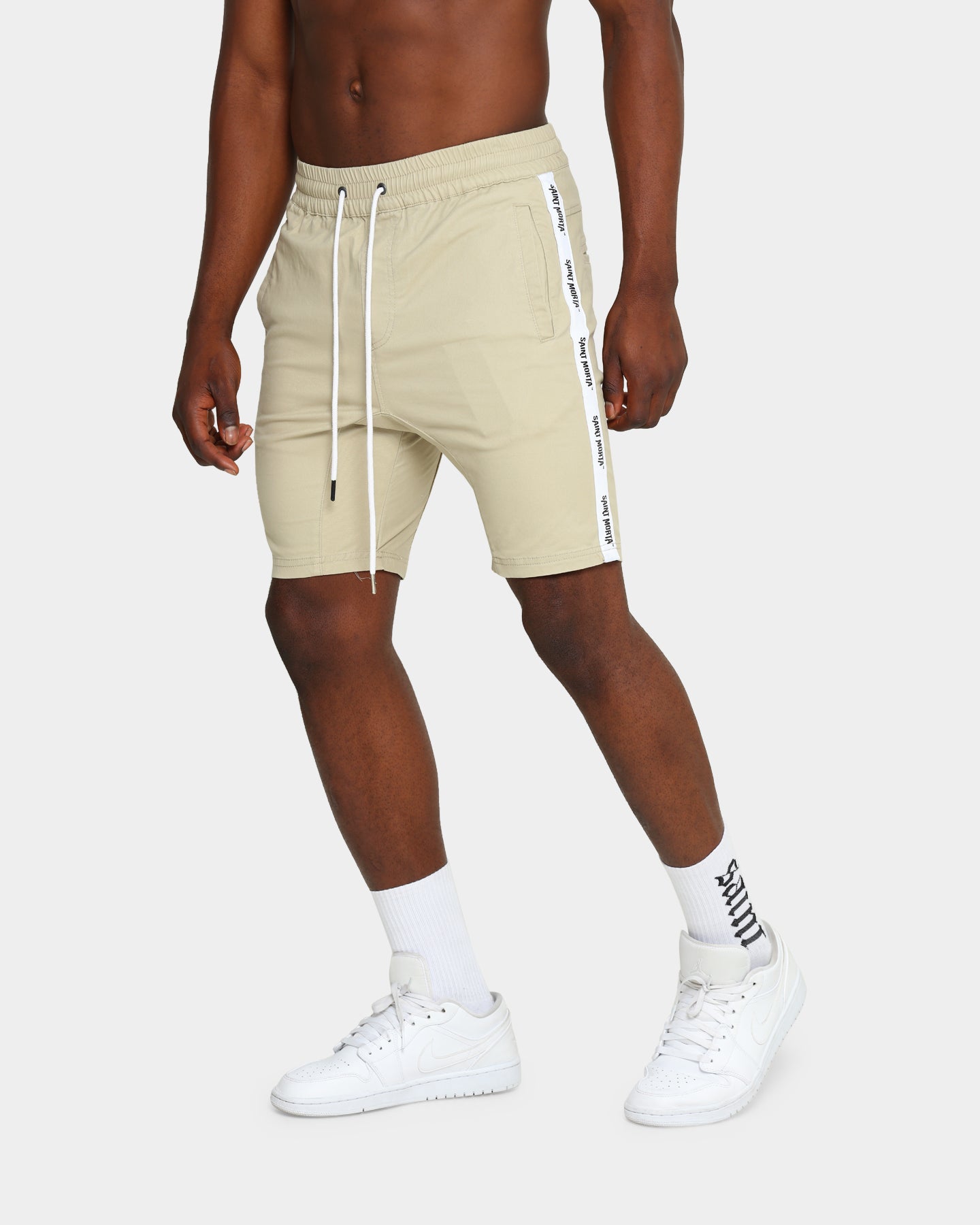 Saint Morta Canal X Walk Shorts Stone