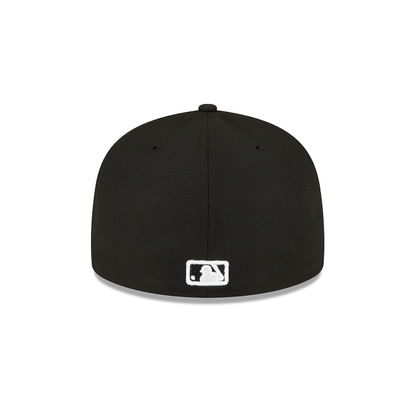 Miami Marlins Sidepatch Black 59FIFTY Fitted Hat
