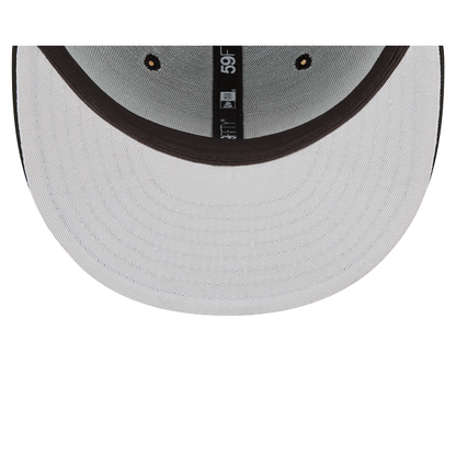 Miami Marlins Sidepatch Black 59FIFTY Fitted Hat