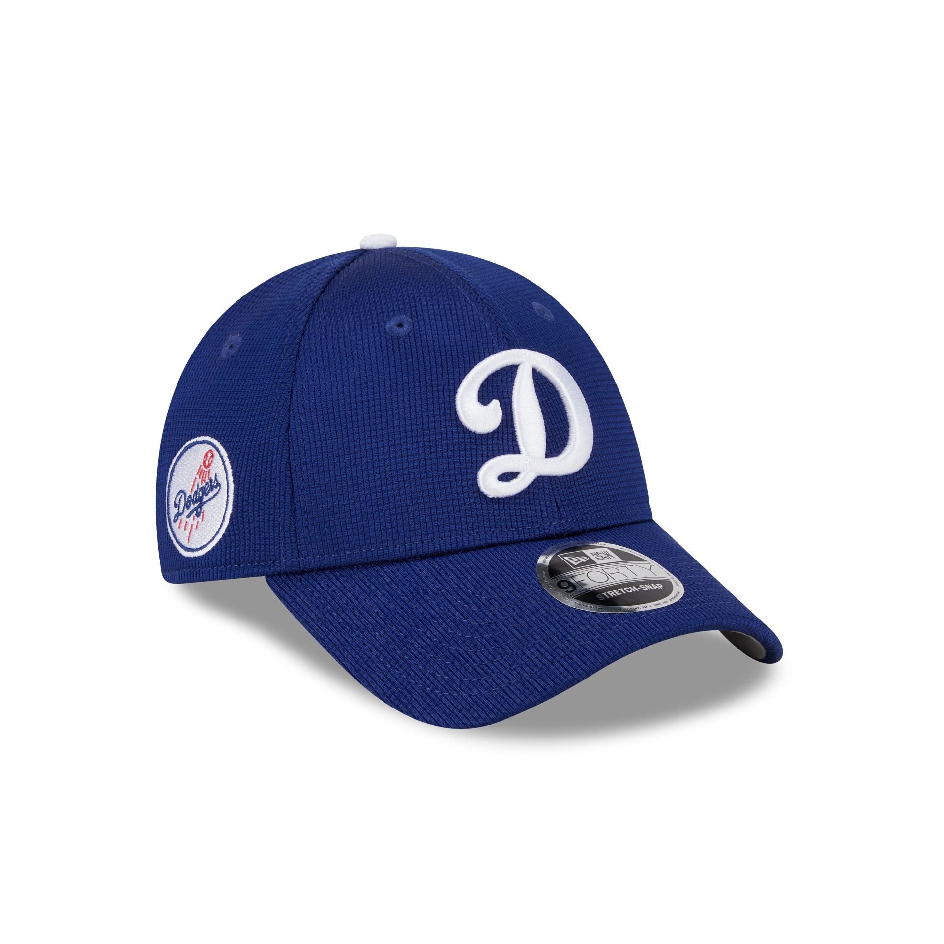 Los Angeles Dodgers 2025 Batting Practice Blue 9FORTY Stretch-Snap Hat