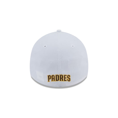 San Diego Padres Optic White 39THIRTY Stretch Fit Hat