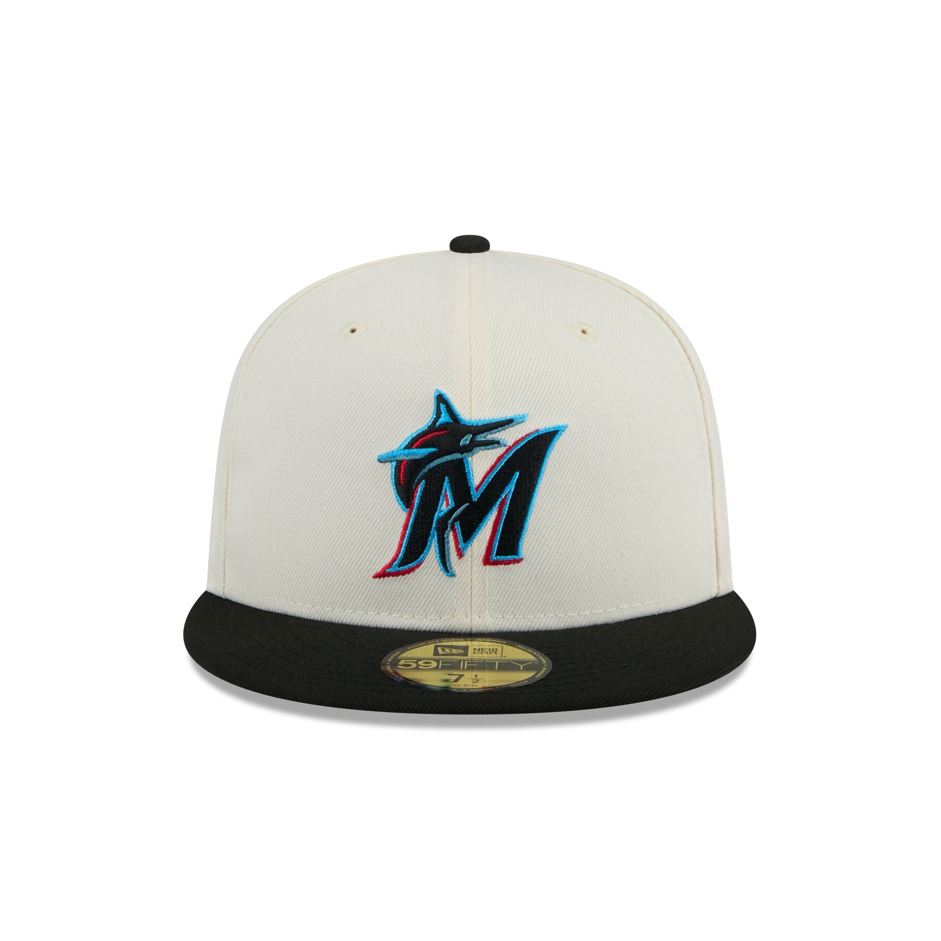 Miami Marlins Chrome 59FIFTY Fitted Hat