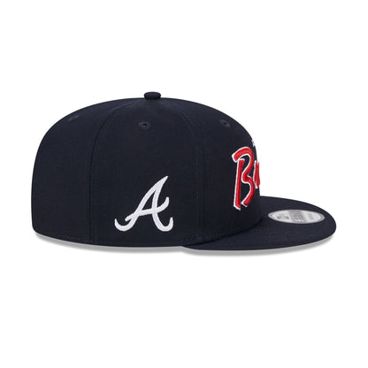 Atlanta Braves Wordmark 9FIFTY Snapback Hat