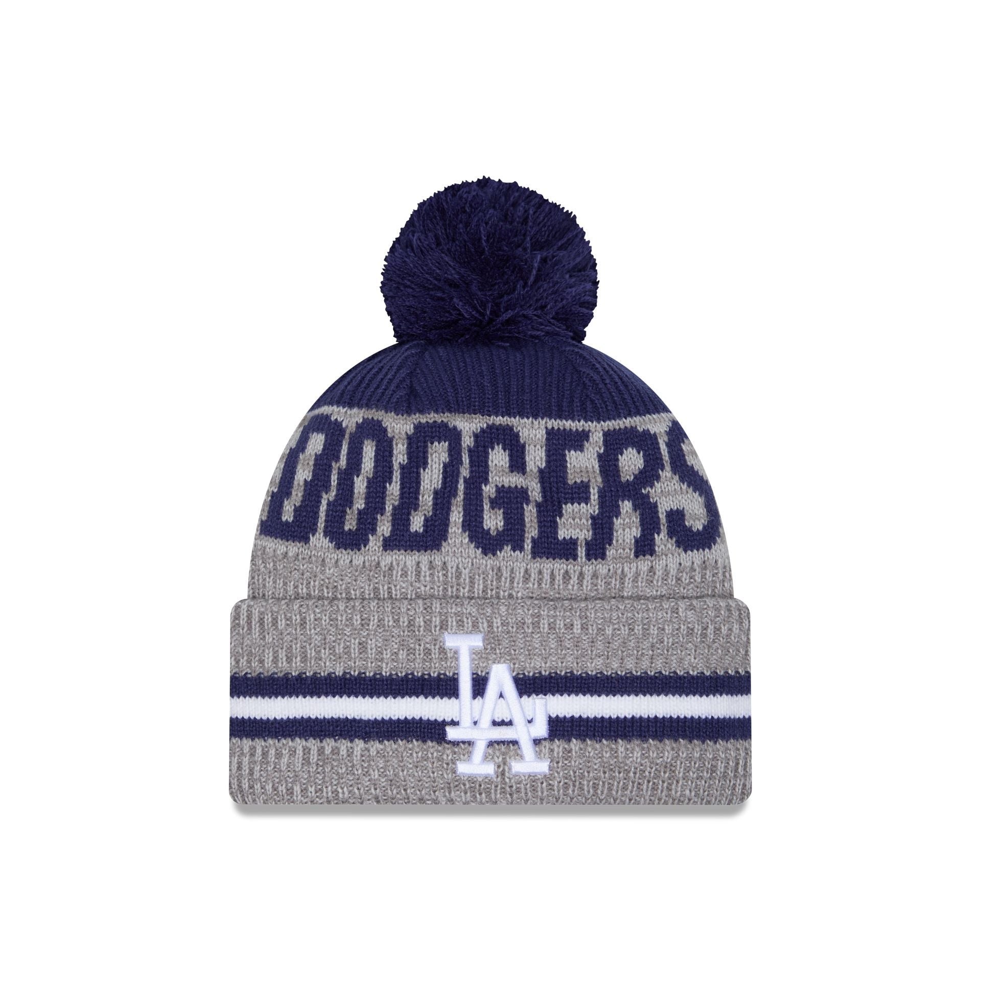 Los Angeles Dodgers Runner Pom Knit Hat