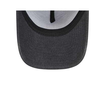 Los Angeles Dodgers Logo Essentials Black 9FORTY A-Frame Snapback Hat