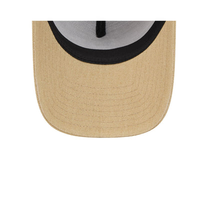 Pittsburgh Pirates Logo Essentials Khaki 9FORTY A-Frame Snapback Hat