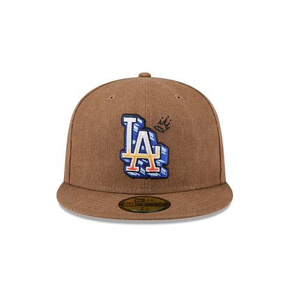 Los Angeles Dodgers Logo Scribble 59FIFTY Fitted Hat