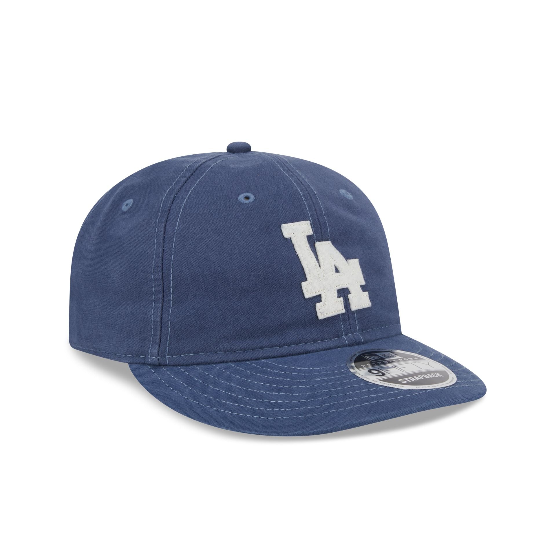 Los Angeles Dodgers Canvas Felt Retro Crown 9FIFTY Strapback Hat