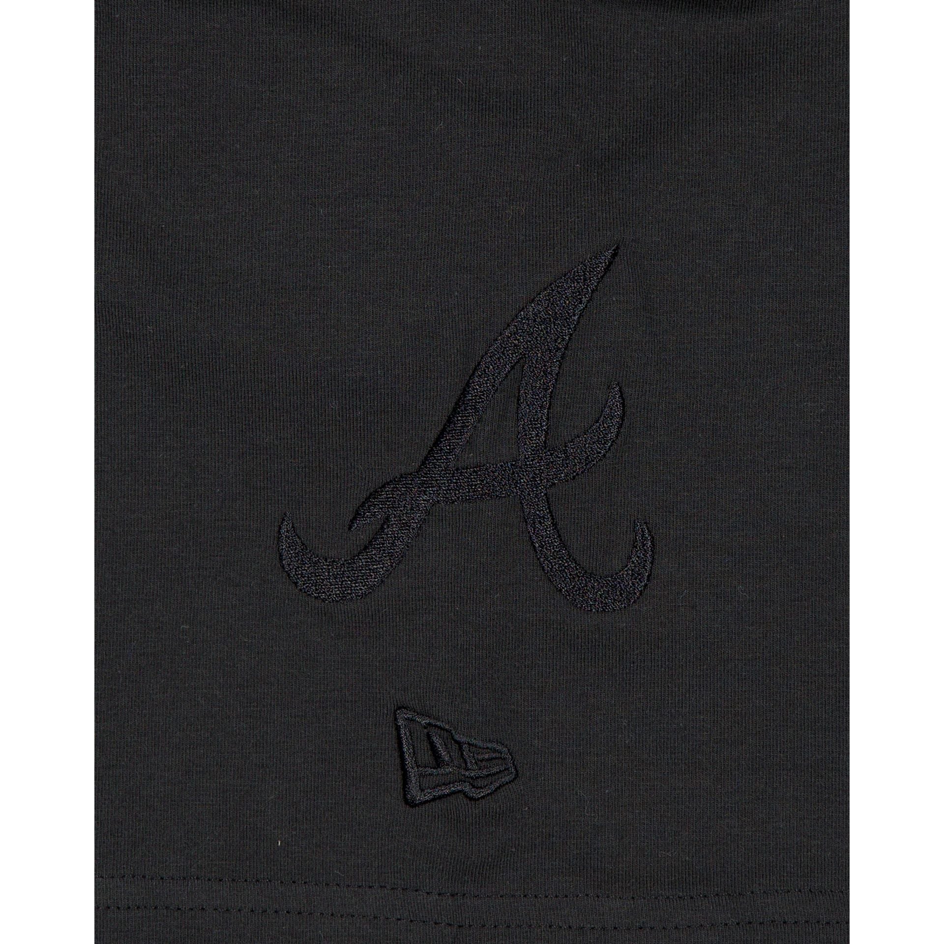 Atlanta Braves Black on Black Logo Select T-Shirt