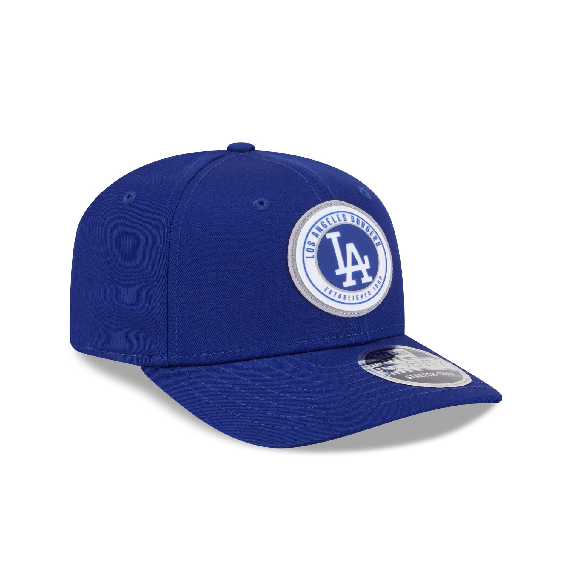 Los Angeles Dodgers Circle Patch 9SEVENTY Stretch-Snap Hat
