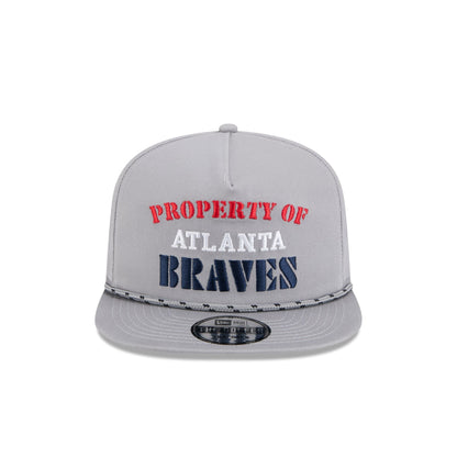 Atlanta Braves Vintage Gray Rope Golfer Hat