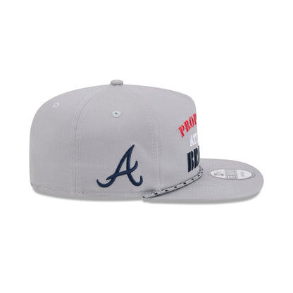Atlanta Braves Vintage Gray Rope Golfer Hat