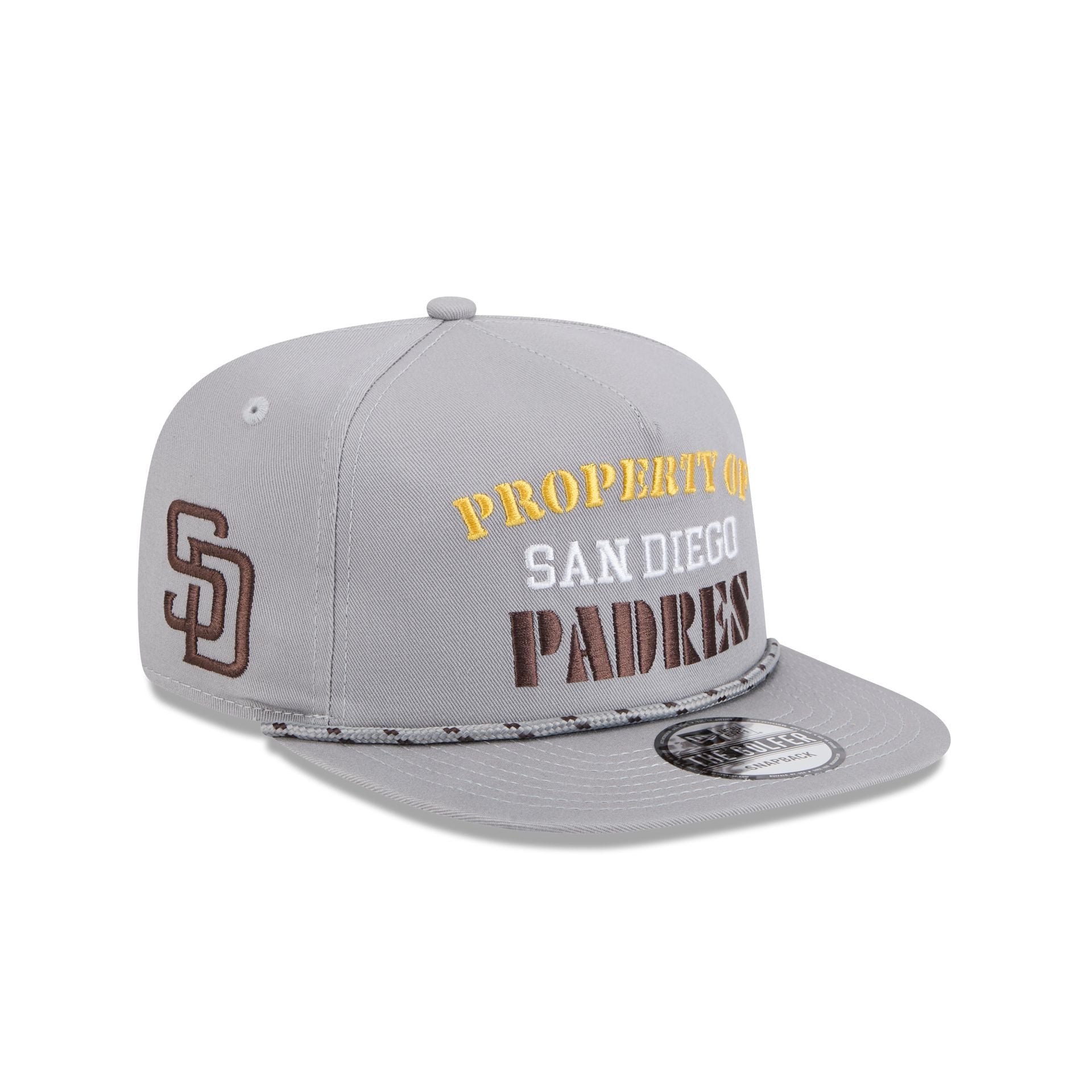 San Diego Padres Vintage Gray Rope Golfer Hat