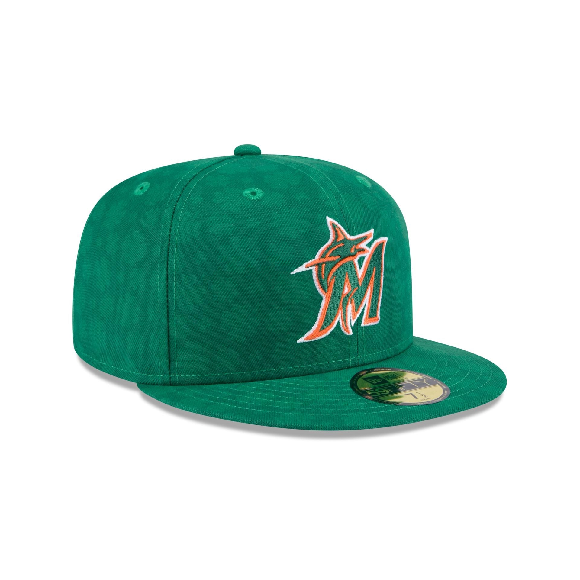 Miami Marlins St. Patrick's Day 2025 59FIFTY Fitted Hat