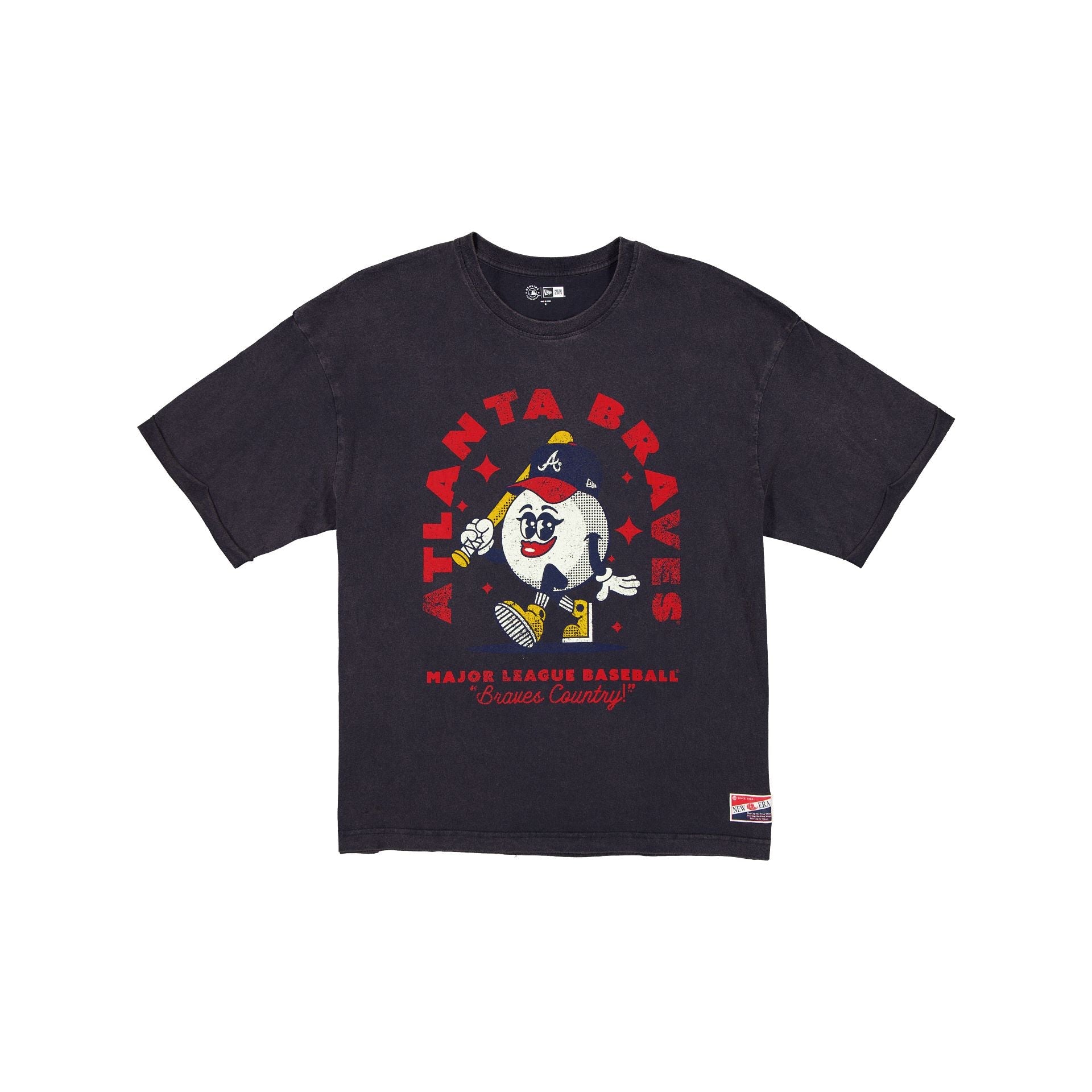 Atlanta Braves Throwback Character Women's T-Shirt