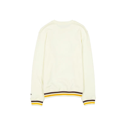 San Diego Padres Throwback Chrome White Crewneck