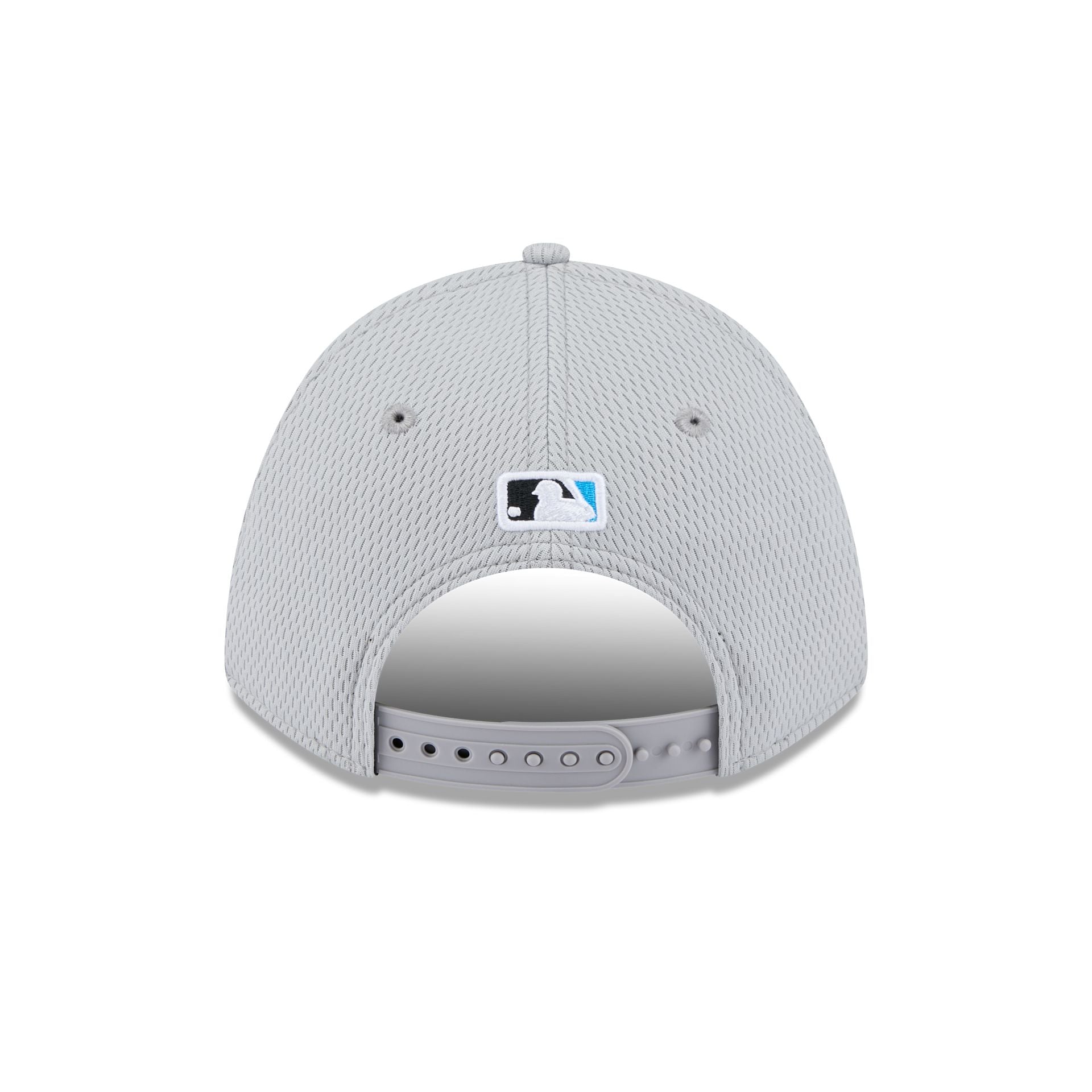 Miami Marlins 2025 Clubhouse Gray 9FORTY M-Crown Snapback Hat