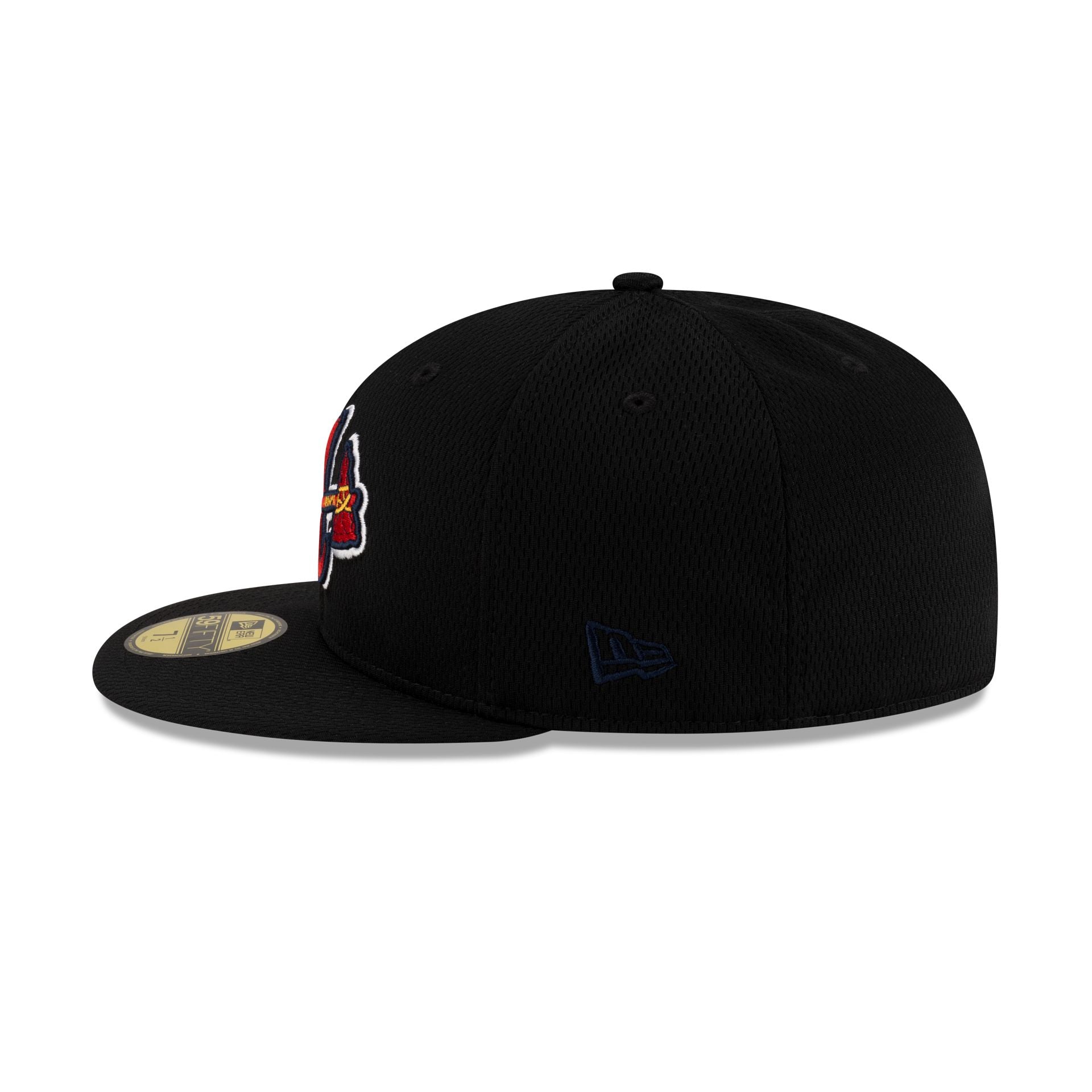Atlanta Braves 2025 Clubhouse Alt Black 59FIFTY Fitted Hat