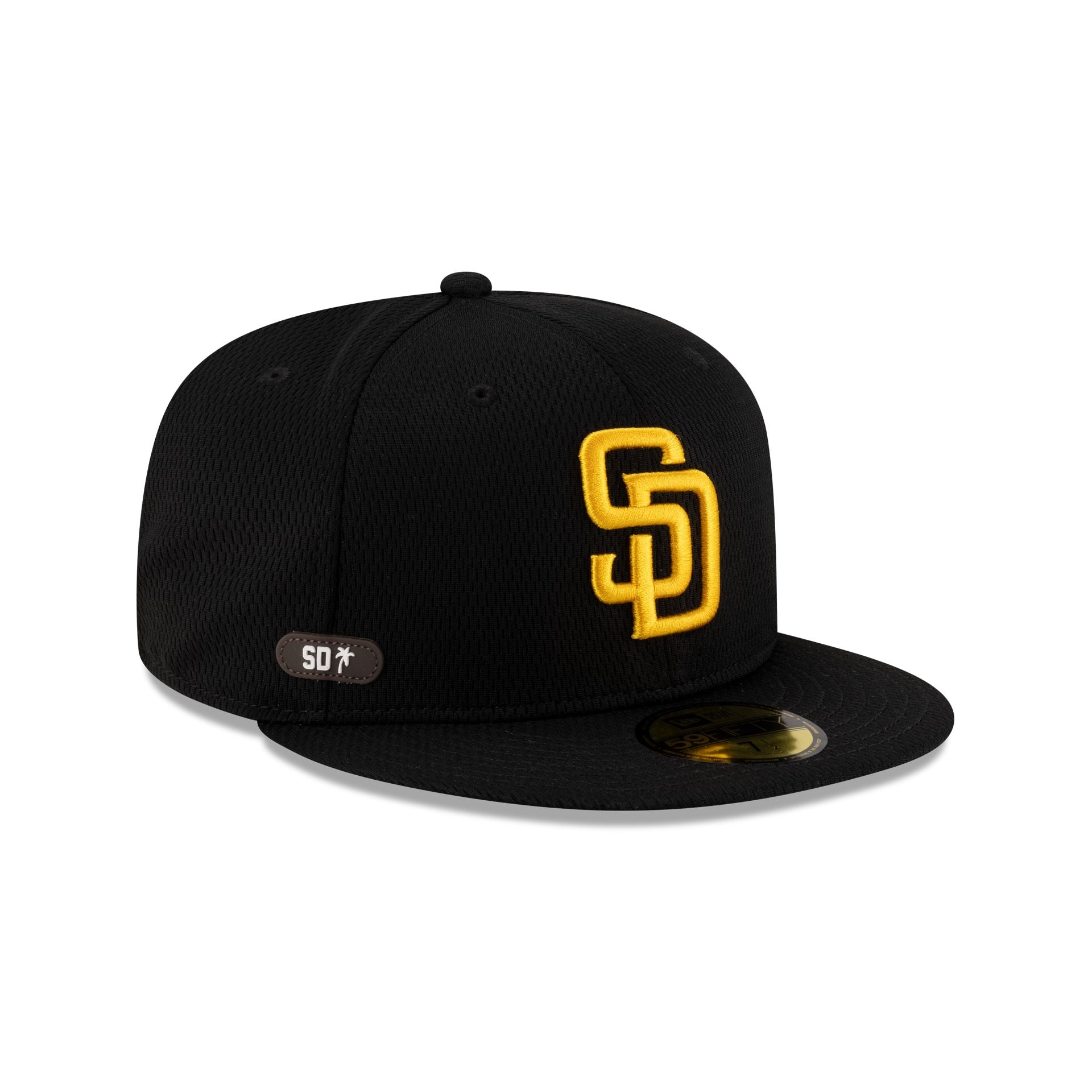 San Diego Padres 2025 Clubhouse Black 59FIFTY Fitted Hat