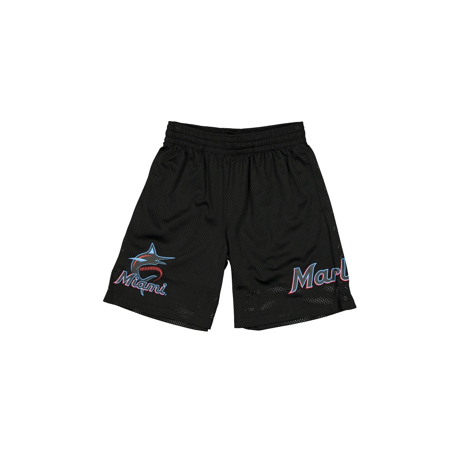Miami Marlins Mesh Black Shorts