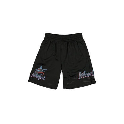 Miami Marlins Mesh Black Shorts
