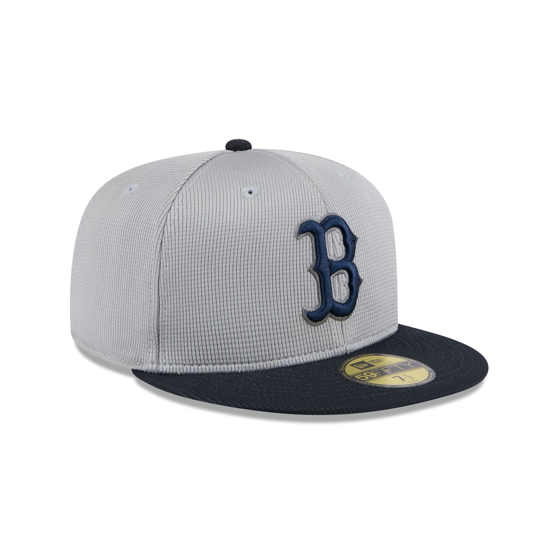 Boston Red Sox 2025 Batting Practice Gray 59FIFTY Fitted Hat