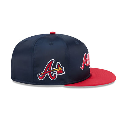 Atlanta Braves Satin Pin 9FIFTY Snapback Hat