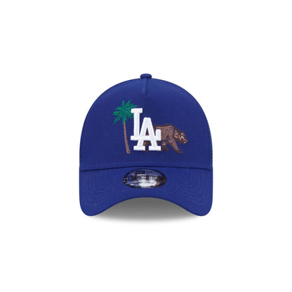 Los Angeles Dodgers State Stitch 9FORTY A-Frame Trucker Hat