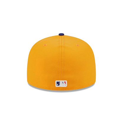 Atlanta Braves Gold 59FIFTY A-Frame Fitted Hat